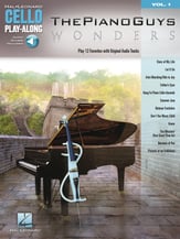 Cello Play-Along #1 The Piano Guys Wonders Cello Book with Online Audio Access -P.O.P. cover